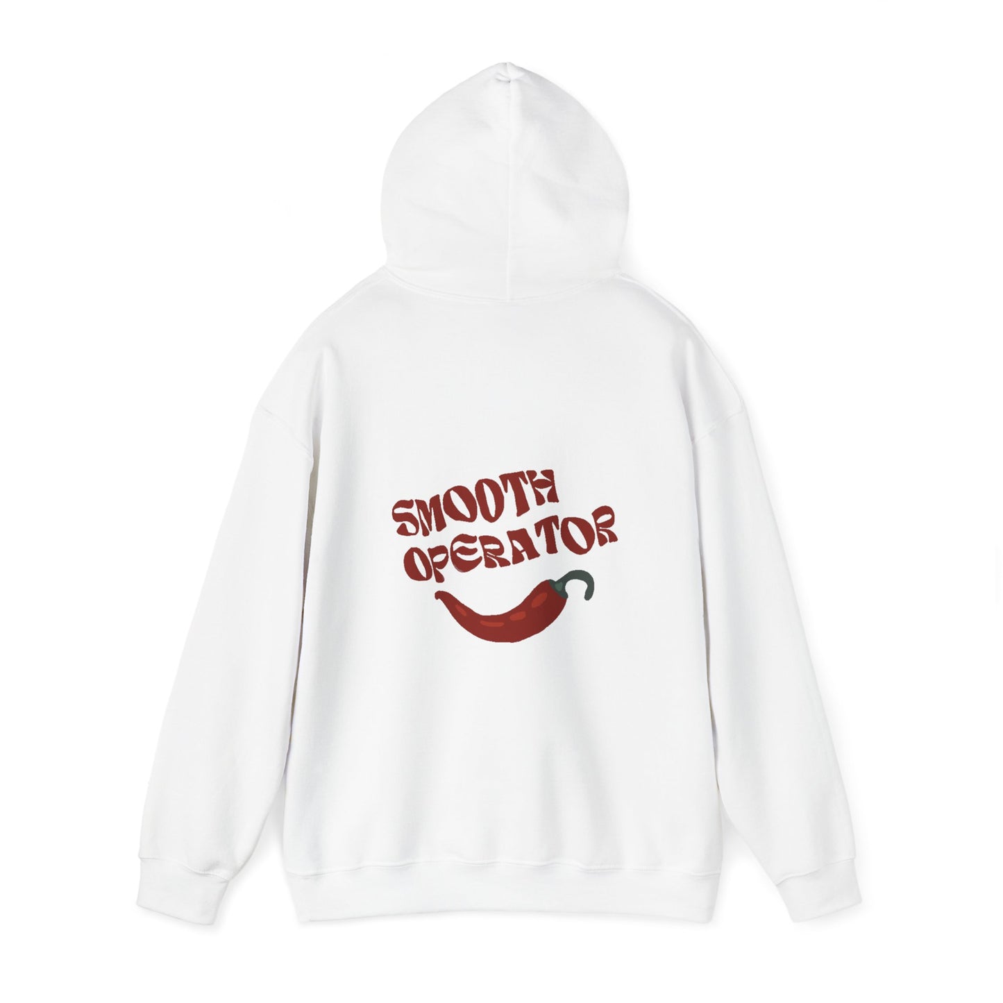 "Smooth operator" red Hooded Sweatshirt