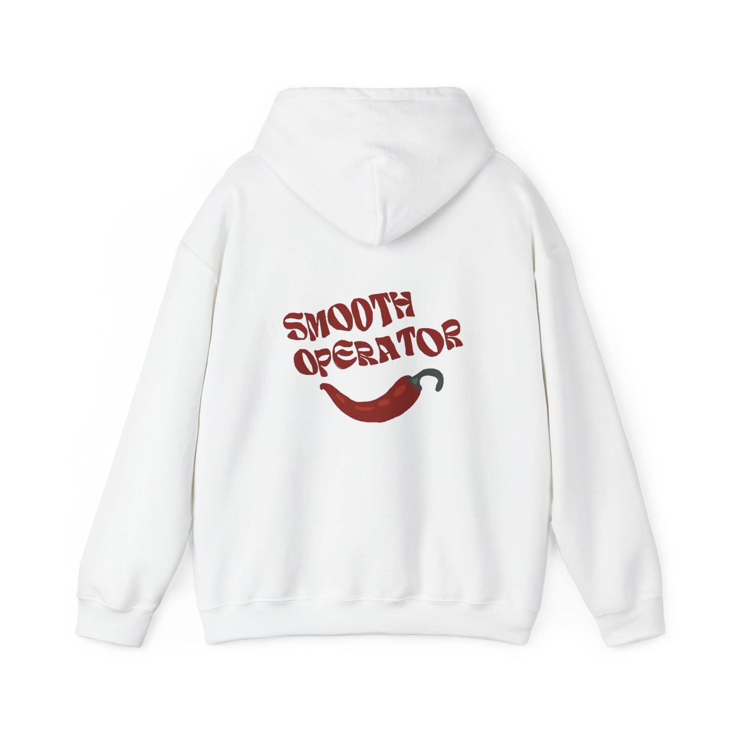 "Smooth operator" red Hooded Sweatshirt